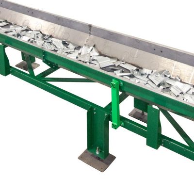 Shaker-Style Conveyors Move Stamped Parts and Scra...
