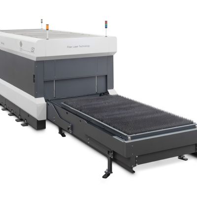 20-kW Laser-Cutting Machine Boasts 9-sec. Pallet Changes
