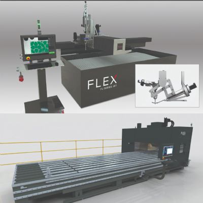 Automated Waterjet Cutting Plus CNC-Machining Equipment