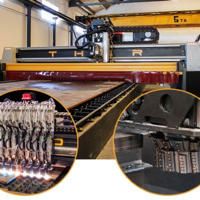 Plate-Processing Machine Combines Thermal and Mechanical Cut...