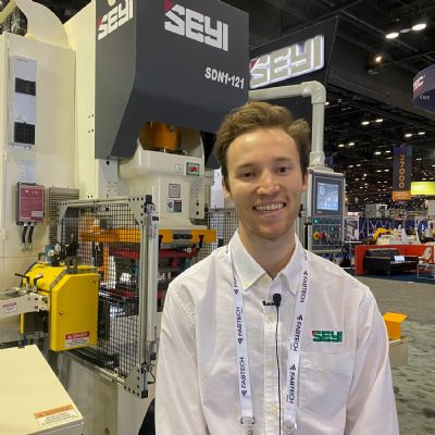 Seyi Showcases Gap-Frame Servo Press at FABTECH 2024